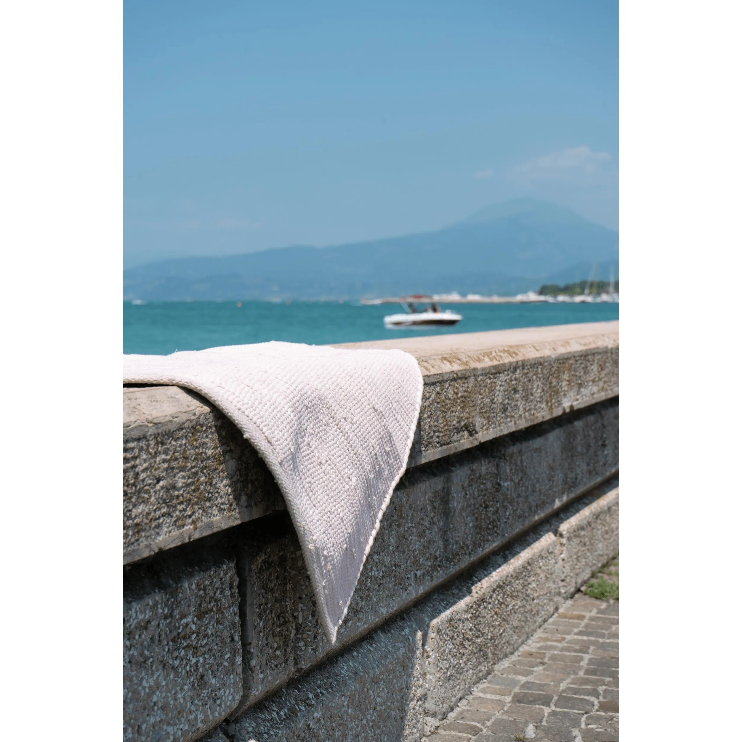 Rug Solid Cotton Rug Misty Rose, 60 X 90 Cm