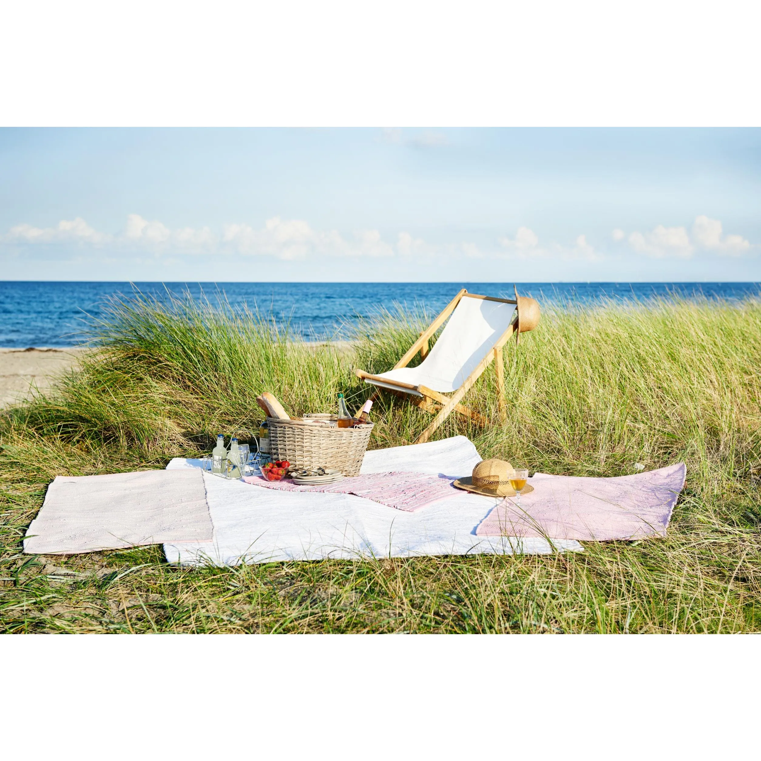Rug Solid Cotton Rug Misty Rose, 60 X 90 Cm