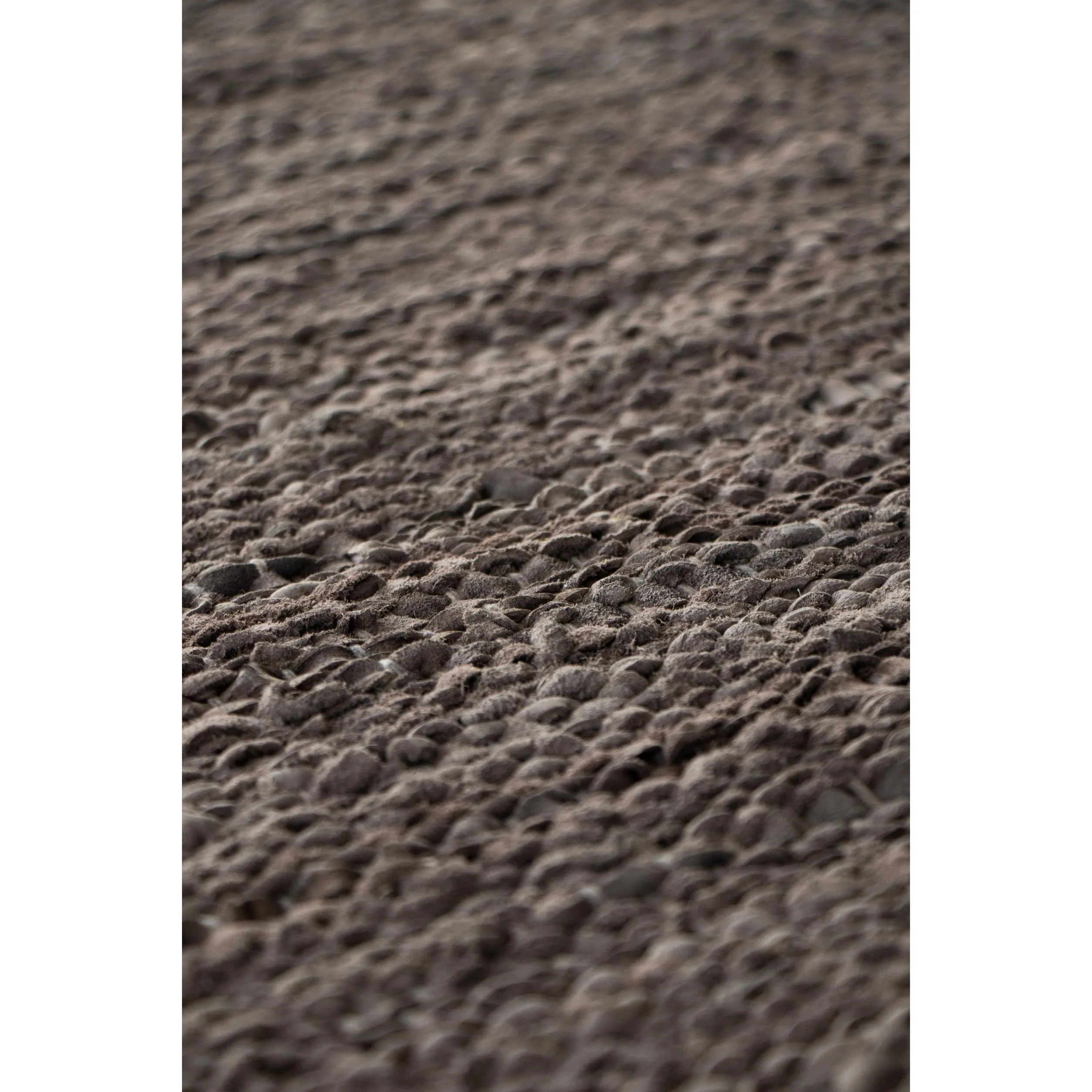 Rug Solid Leather Carpet Wood, 60 X 90 Cm