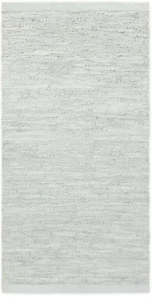 Rug Solid Leather Rug Limestone, 65 X 135 Cm