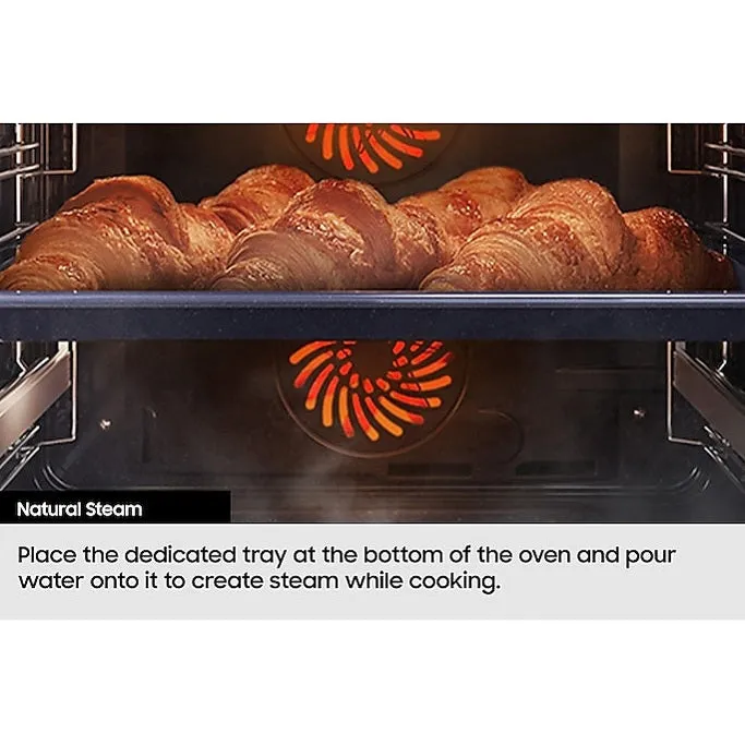 Samsung Series 5 Compact Oven with Microwave Combi - Clean Black | NQ5B5763DBK/U4