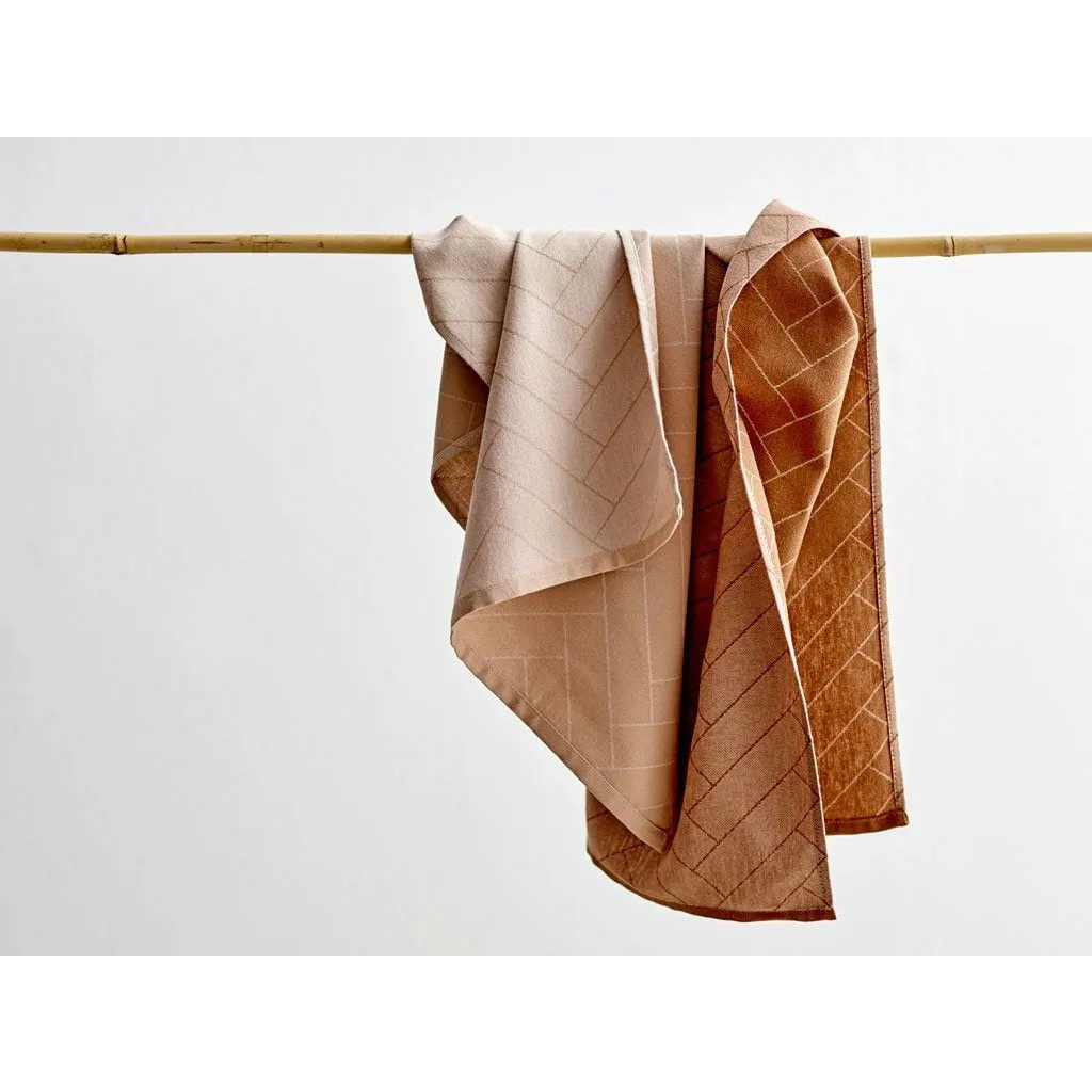 Södahl Tiles Tea Towel, Beige