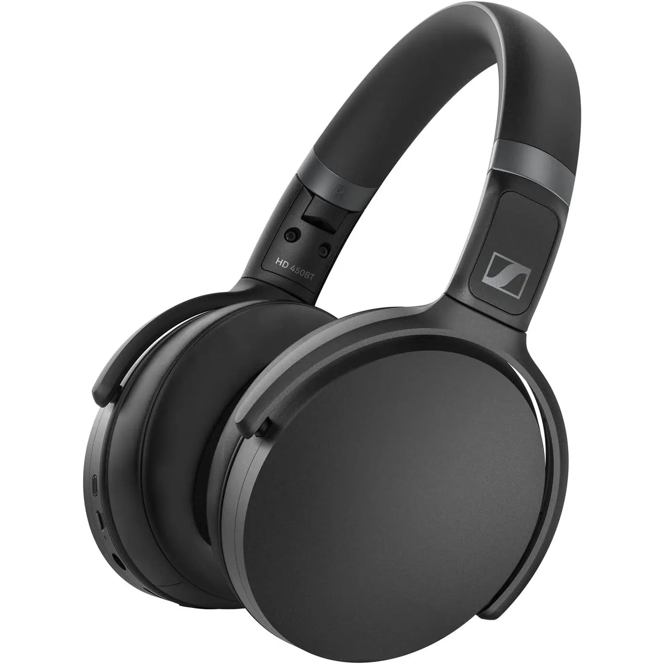 Sennheiser HD 450BT Wireless Headphones, with active noise cancellation, Black | HD450BT
