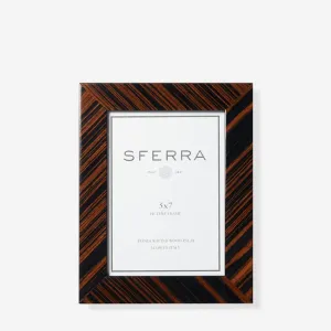 Sferra | Atrani Frame - 4" X 6" - Chocolate & Black