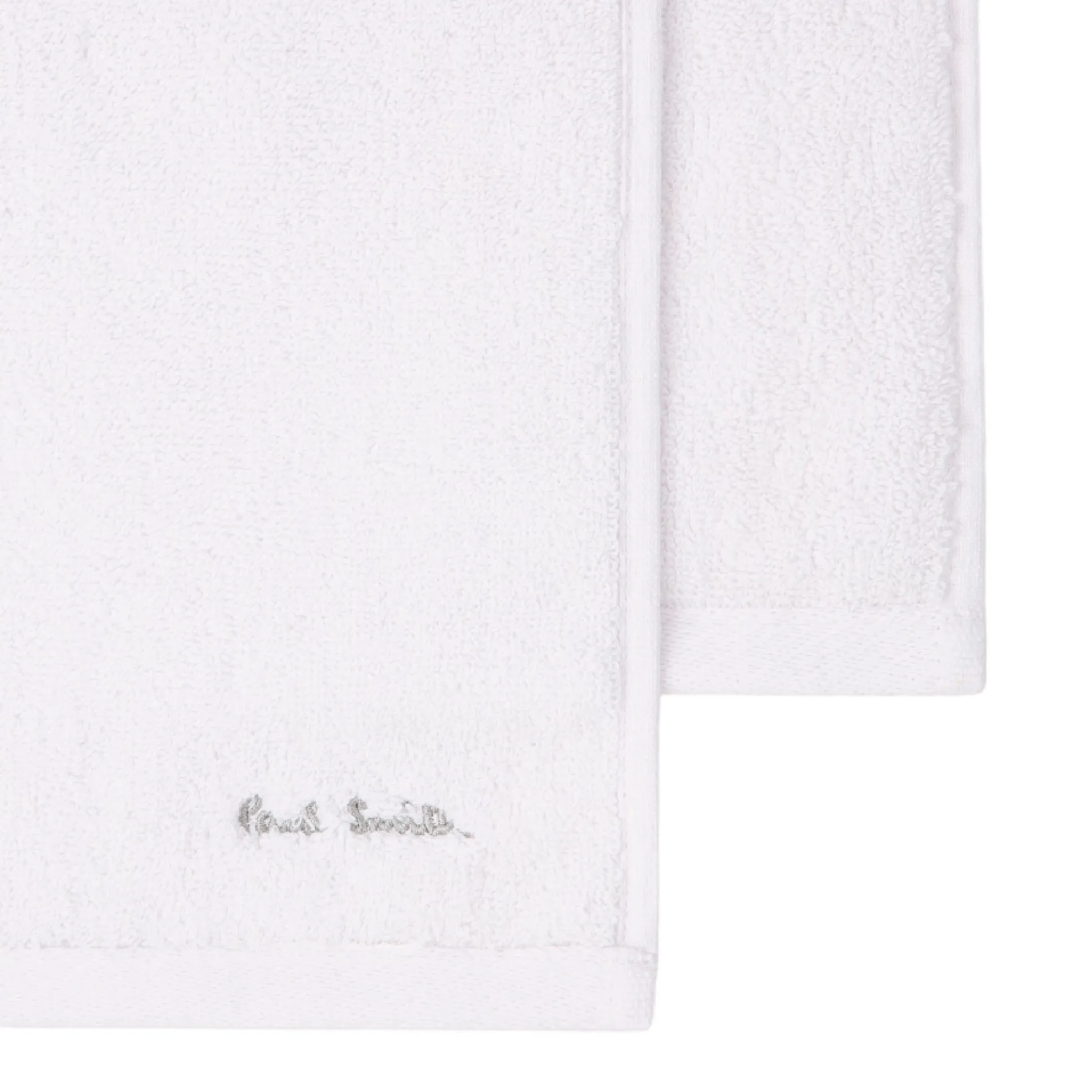Signature Stripe Towel Set | White