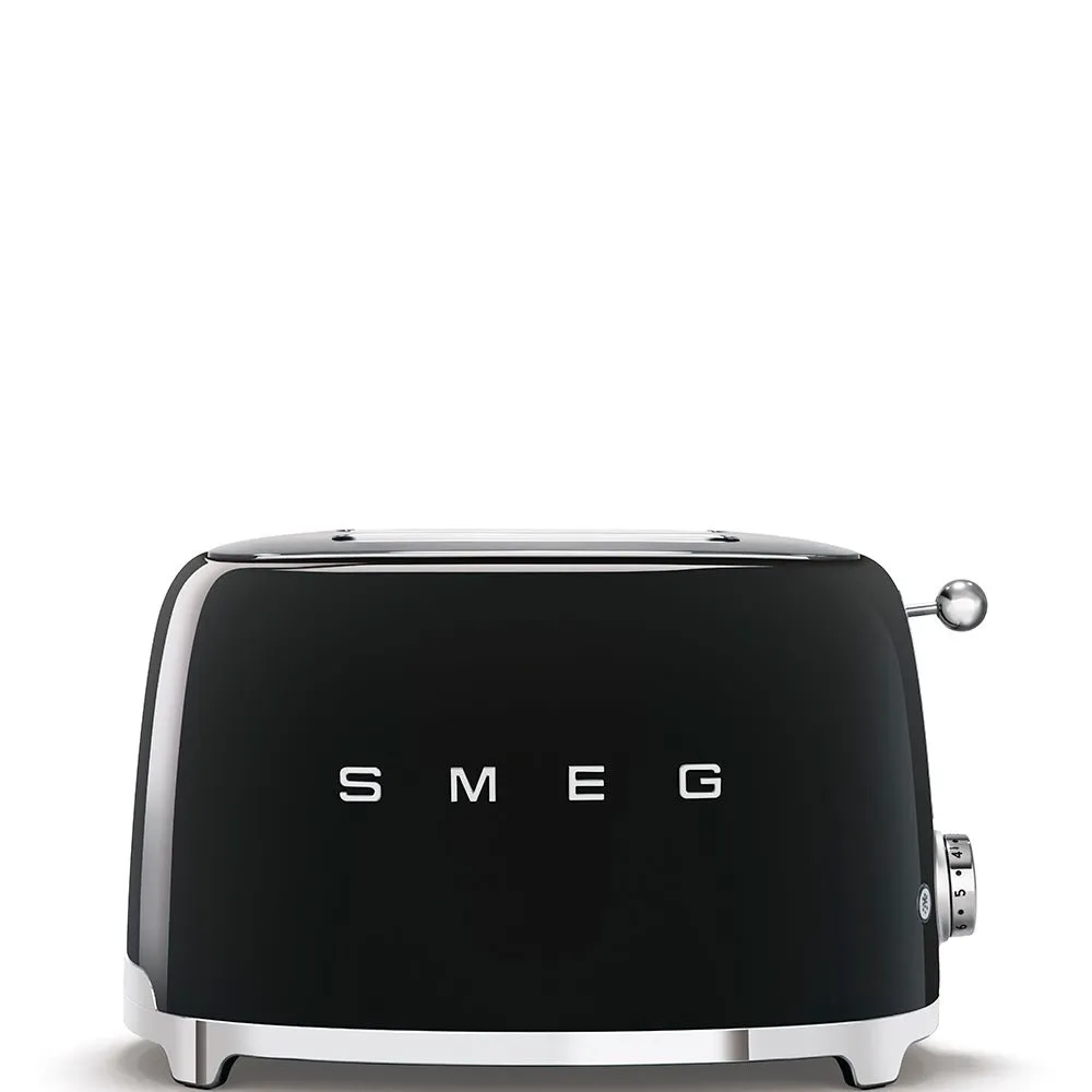 Smeg 50's Retro Style 2 Slice Toaster | Black