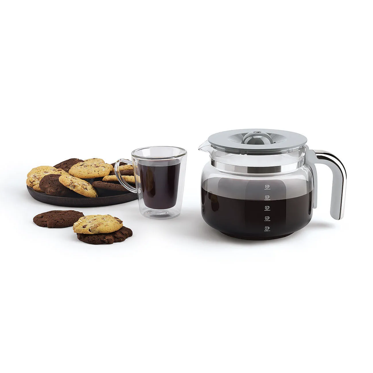 Smeg DCF02RDUK coffee maker Fully-auto Drip coffee maker 1.4 L