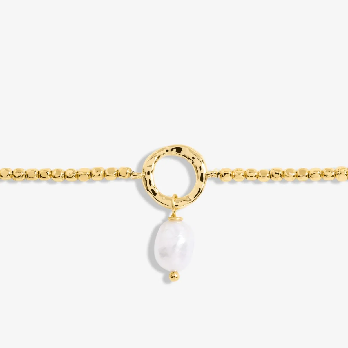 Solaria Baroque Pearl Loop Bracelet | Gold Plated