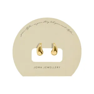 Soul Shine Droplet Earrings | Gold Plated