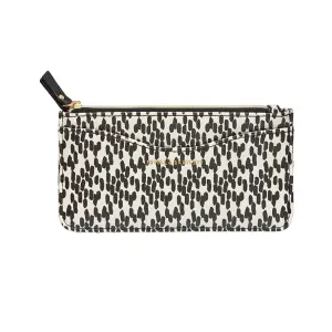 Spotted Long Card Purse | Monochrome