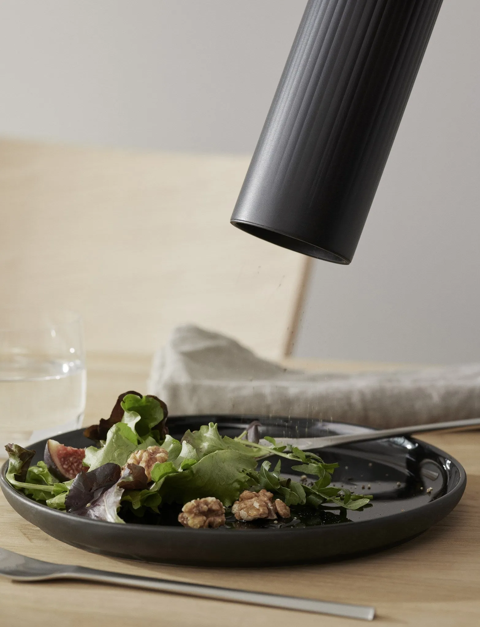 Stelton Pleat Pepper Mill, Black