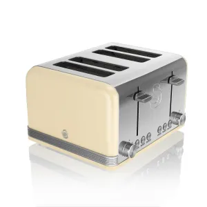 Swan ST19020CN toaster 6 4 slice(s) 1600 W Cream