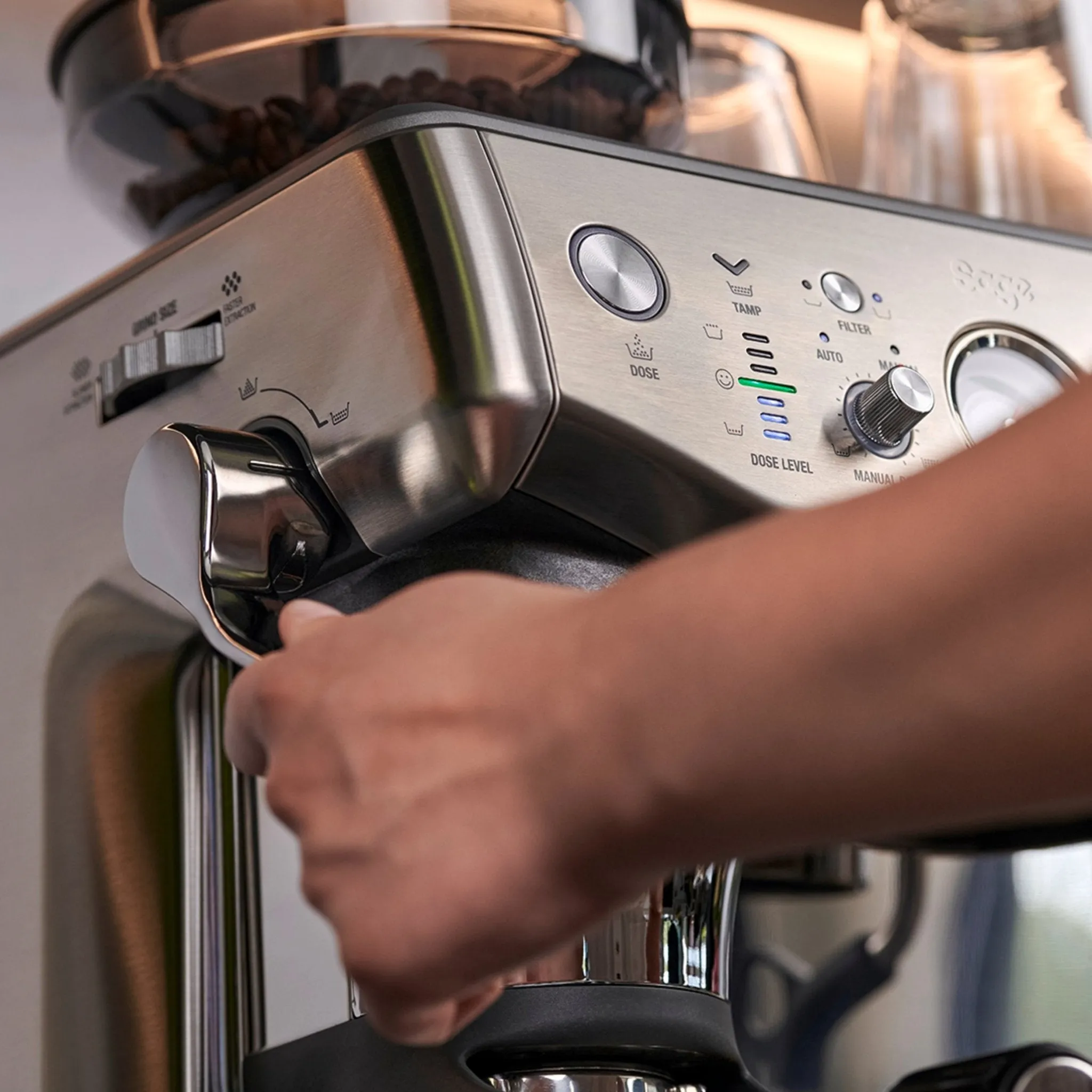 The Barista Express Impress by Sage Stainless Steel | SES876BSS4GUK1