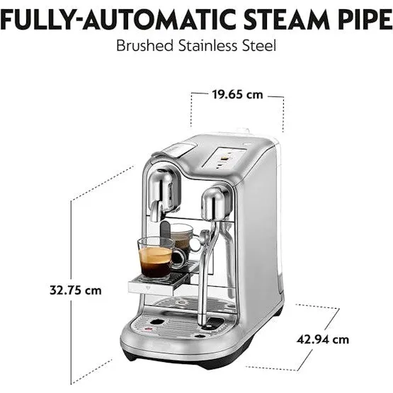 The Creatista Pro Nespresso Coffee Machine by Sage | SNE900BSS4GUK1