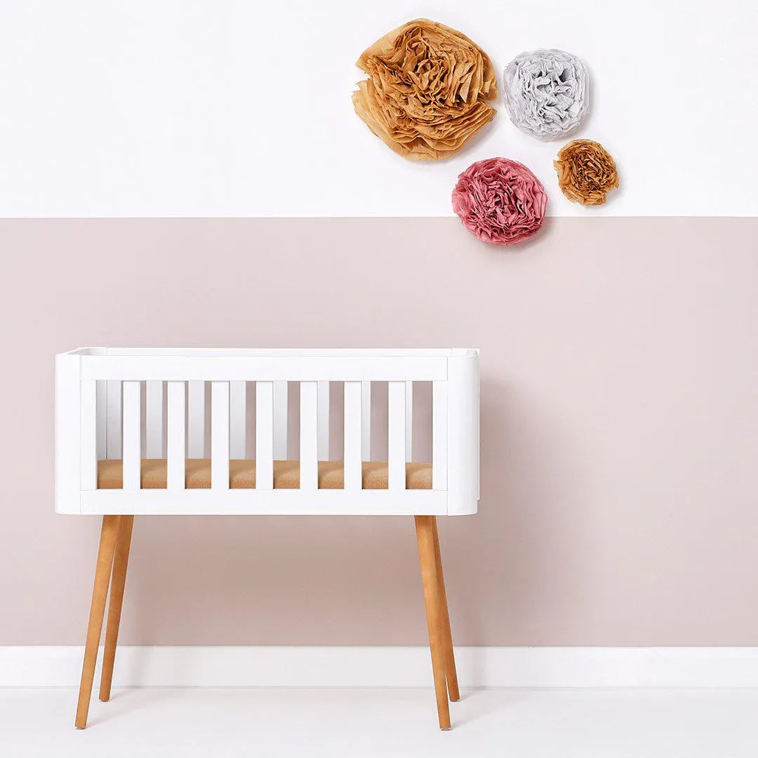 The Little Green Sheep Crib Sheet - Honey