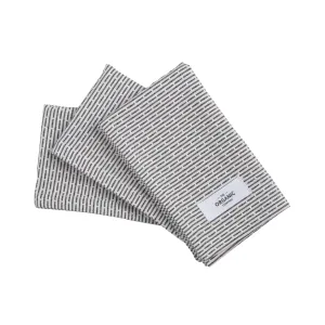 The Organic Company Kitchen Cloths 3 Pcs., Morning Grey