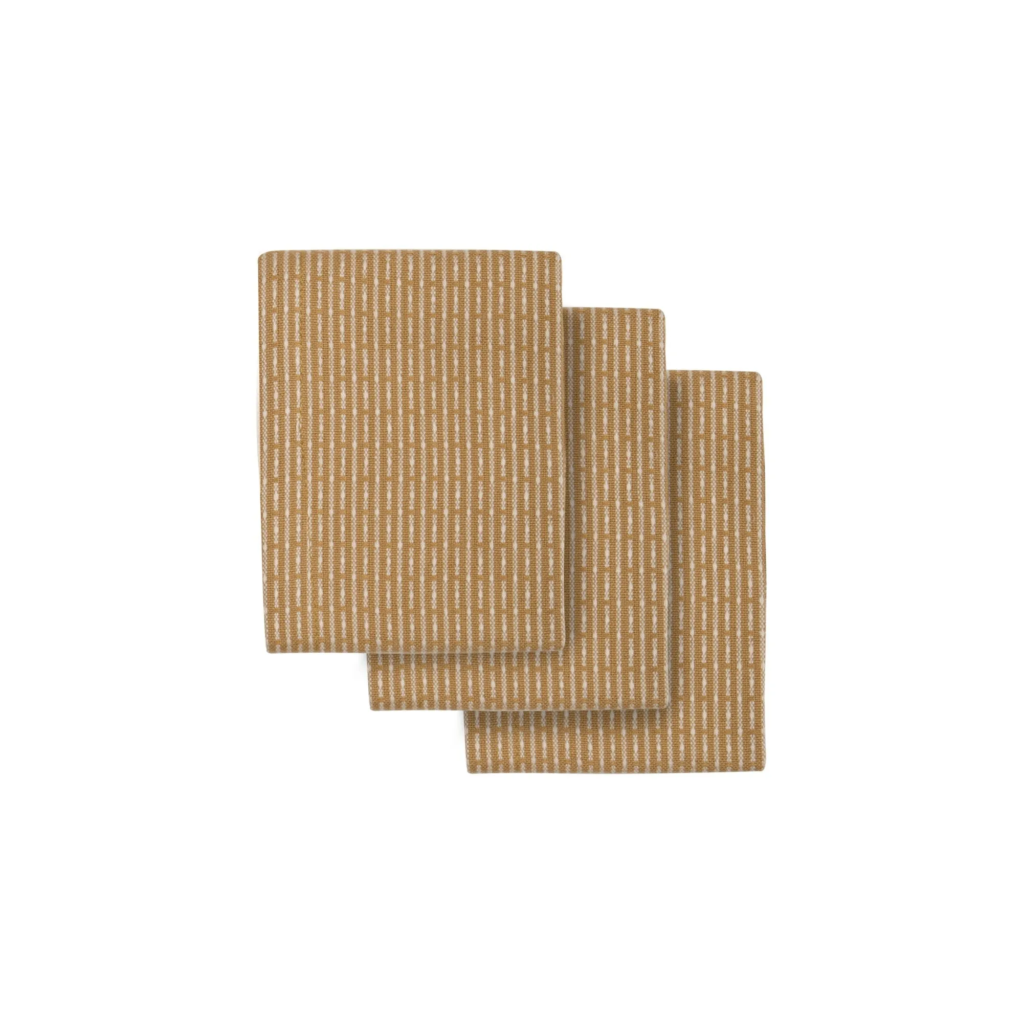 The Organic Company Urban Kitchen Cloth 3 Pcs., Khaki/Stone