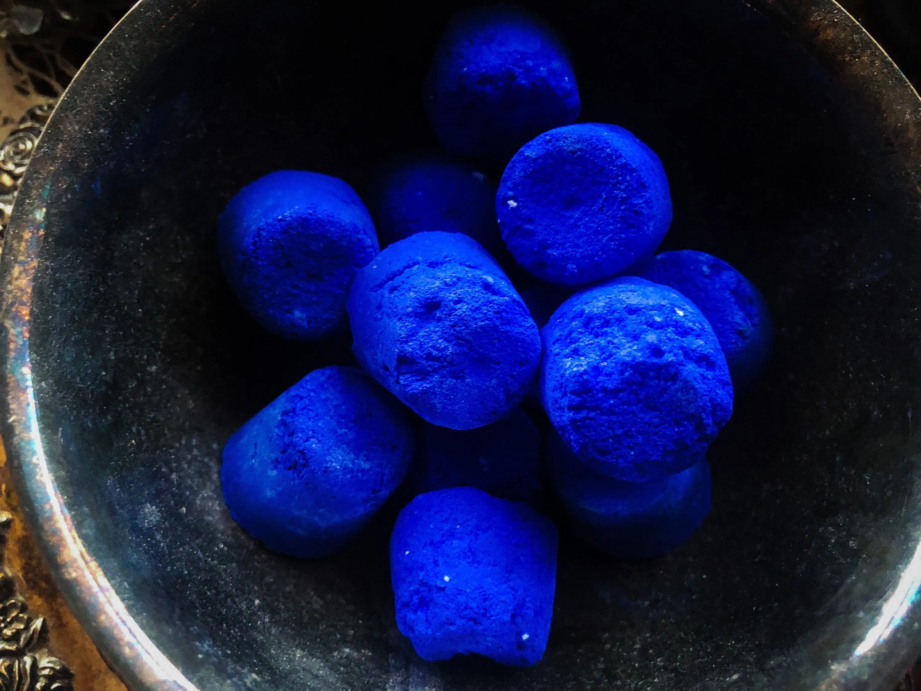 Thorn & Moon Blue Anil - Bluing Balls - Hoodoo - Indigo - Gambler’s Luck - Cleansing - Laundry Bluing - Wash