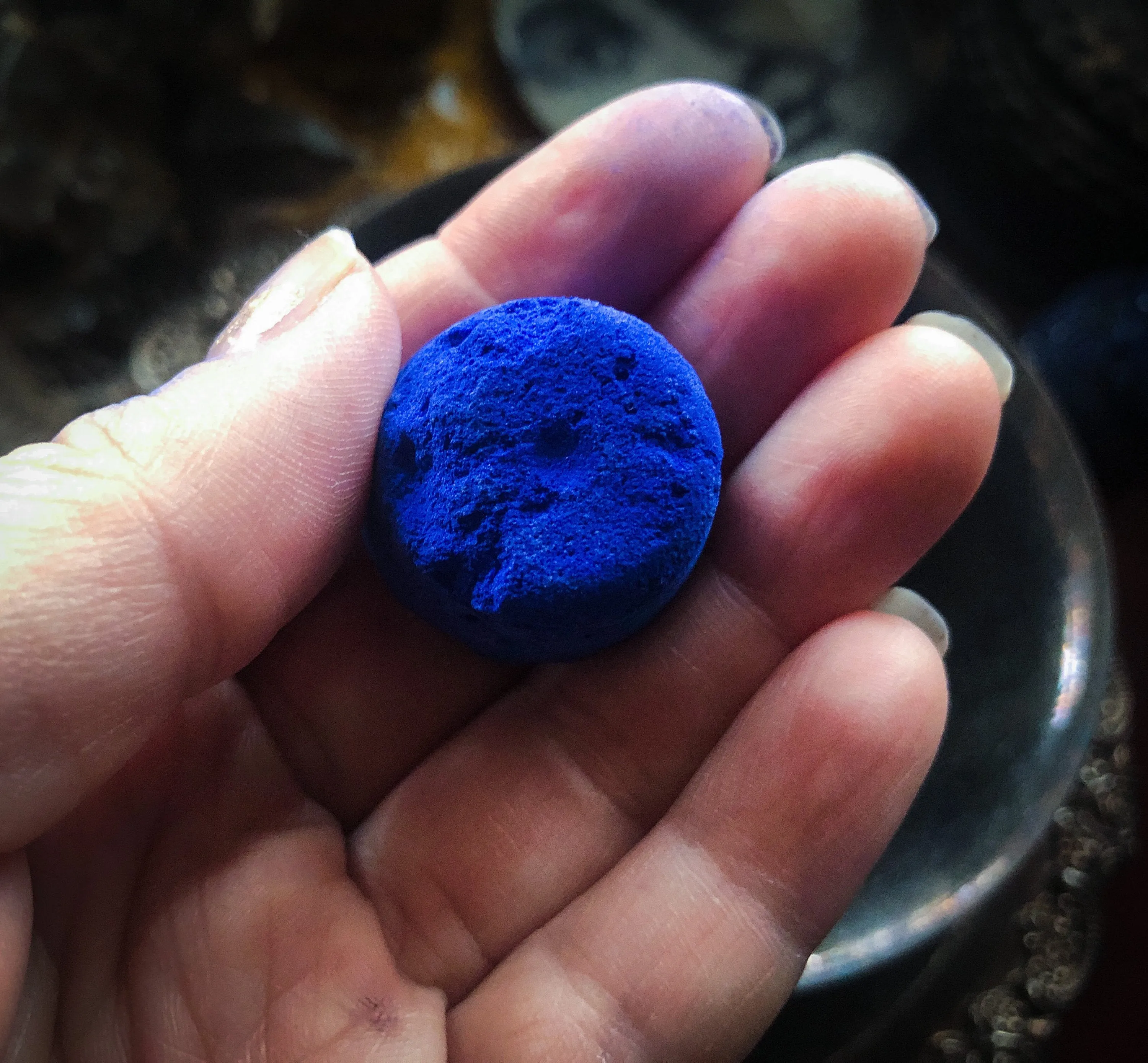 Thorn & Moon Blue Anil - Bluing Balls - Hoodoo - Indigo - Gambler’s Luck - Cleansing - Laundry Bluing - Wash