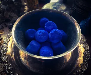 Thorn & Moon Blue Anil - Bluing Balls - Hoodoo - Indigo - Gambler’s Luck - Cleansing - Laundry Bluing - Wash