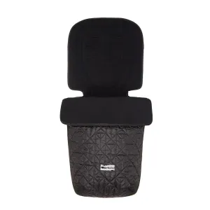 Tiba   Marl Universal Quilted Footmuff - Black