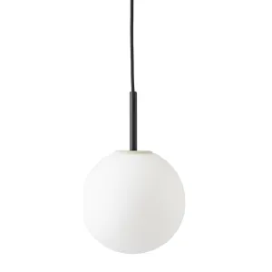 TR Bulb Ceiling Pendant | Matt Black Opal