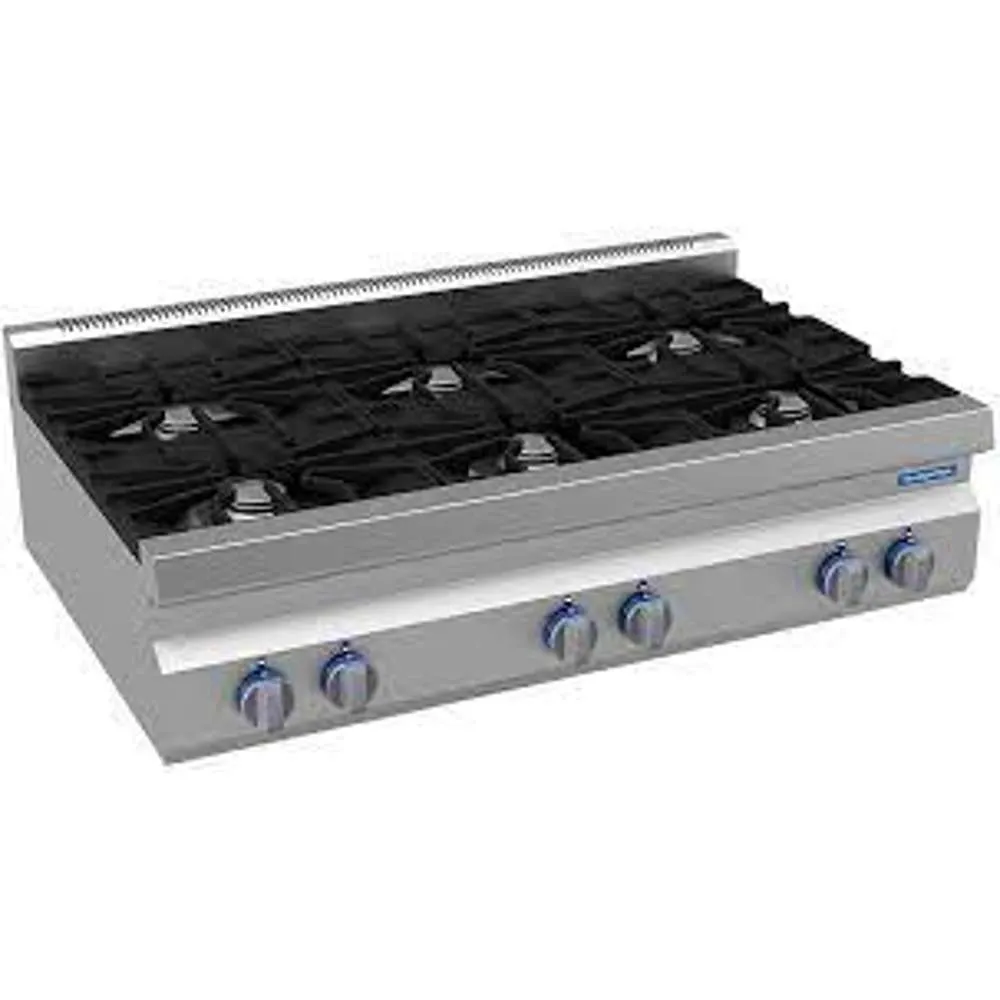 Tramontina Commercial Fphila 6B Gas Cooker Counter Top 1200 x 770 x 375mm