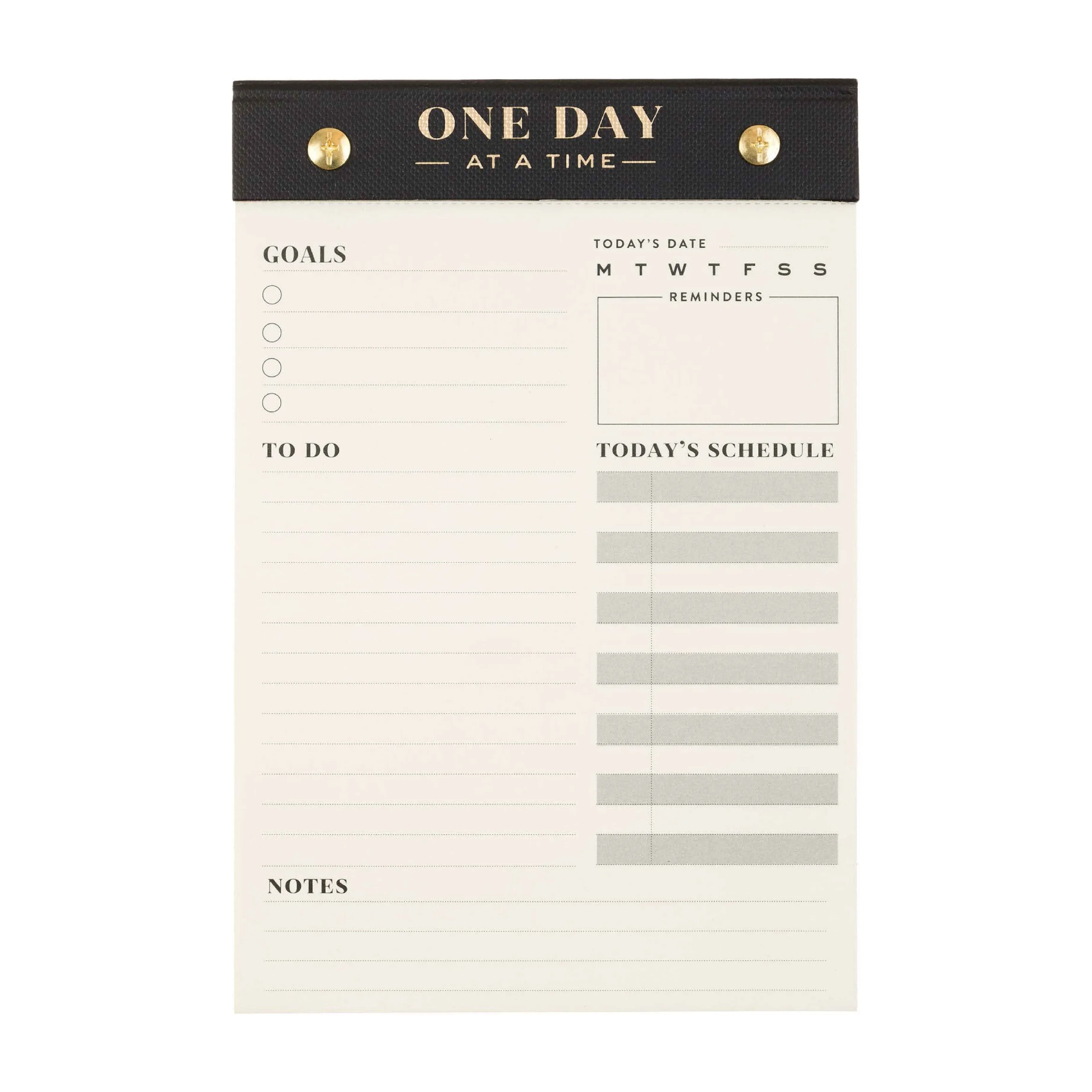 Undated Planner Pad | One Day At A Time | 5.5x8.5"