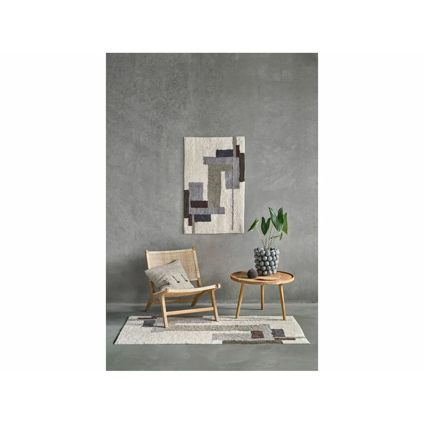 Villa Collection Carpet 110x70 Cm, Grey
