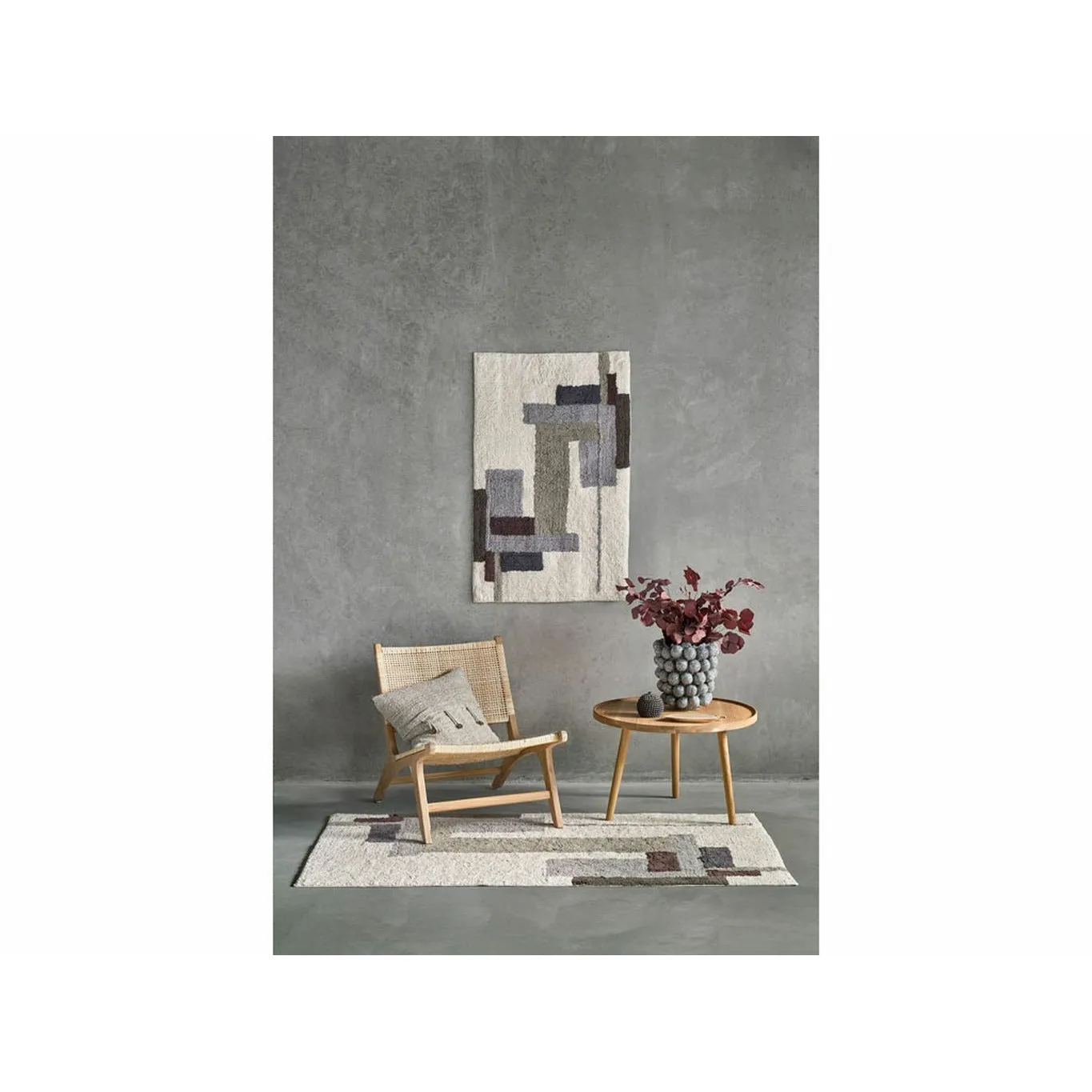 Villa Collection Carpet 110x70 Cm, Grey