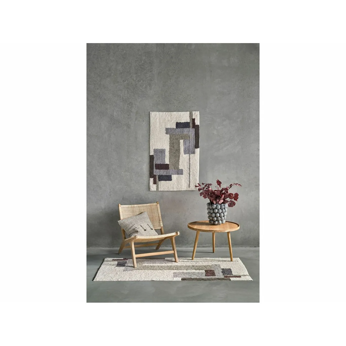 Villa Collection Carpet 110x70 Cm, Grey