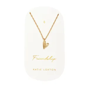 Waterproof 'Friendship' Heart Necklace | Gold Plated