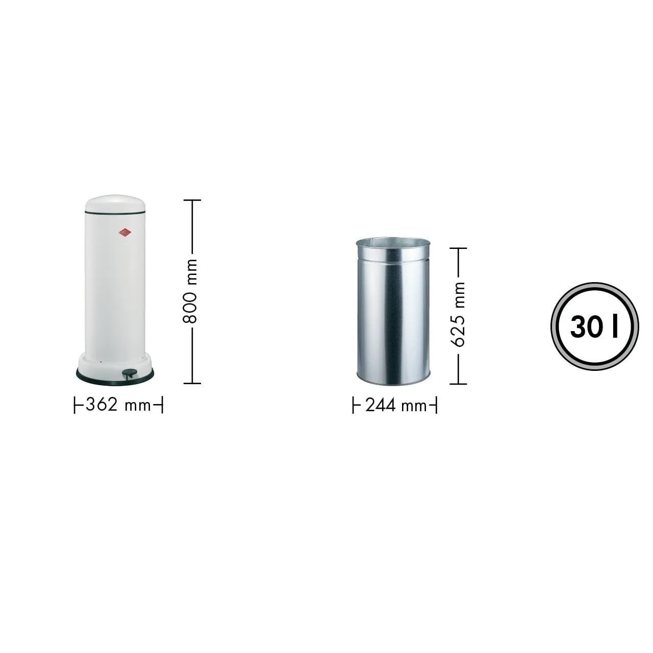 Wesco Big Baseboy 30 Litres, Red