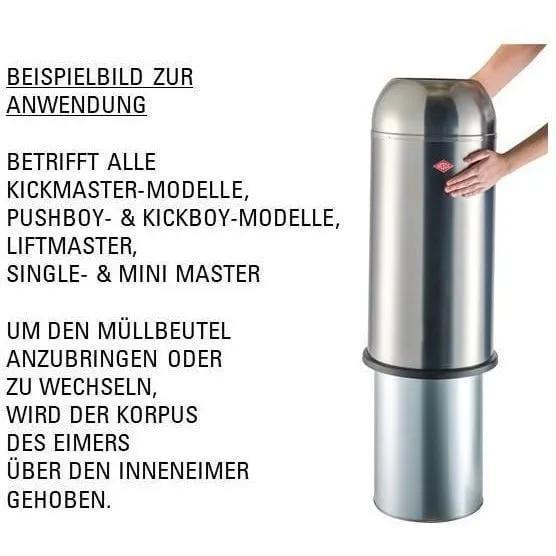 Wesco Kickmaster 33 Litres, White