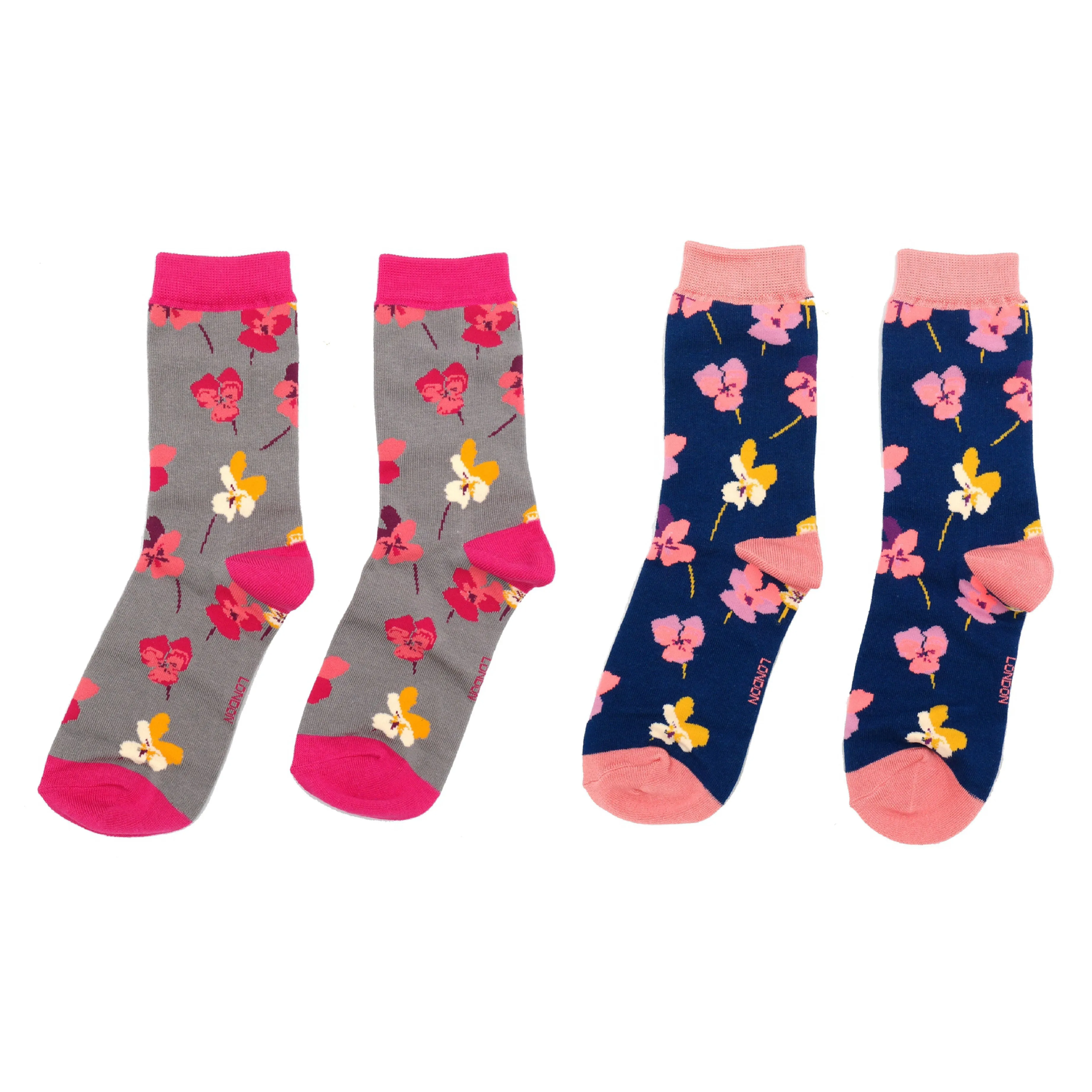 Women's Viola Socks Box | Bamboo | Set of 2