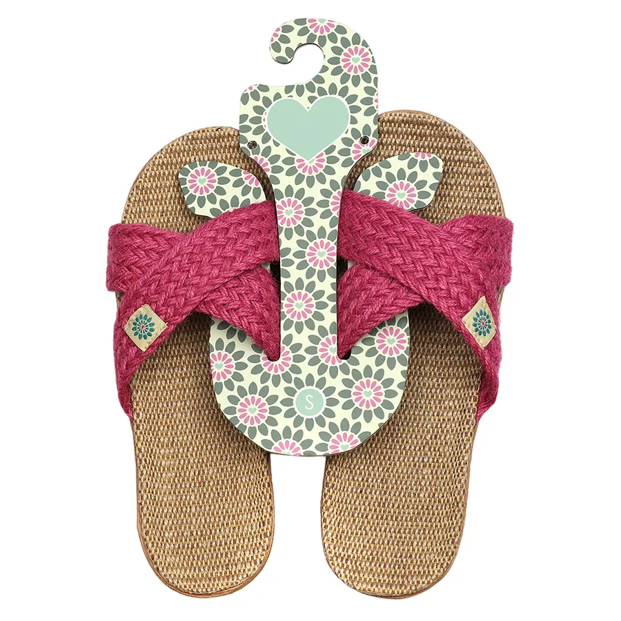 Woven Summer Sliders | Pink