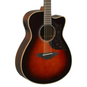 Yamaha AC1R Acoustic Guitar with Cutaway - Brown Sunburst