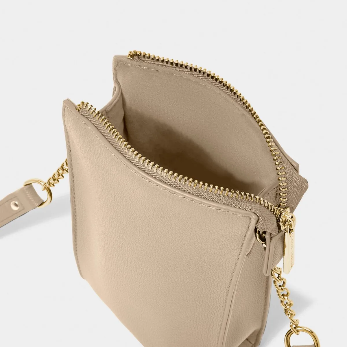 Zana Slim Crossbody Bag | Light Taupe
